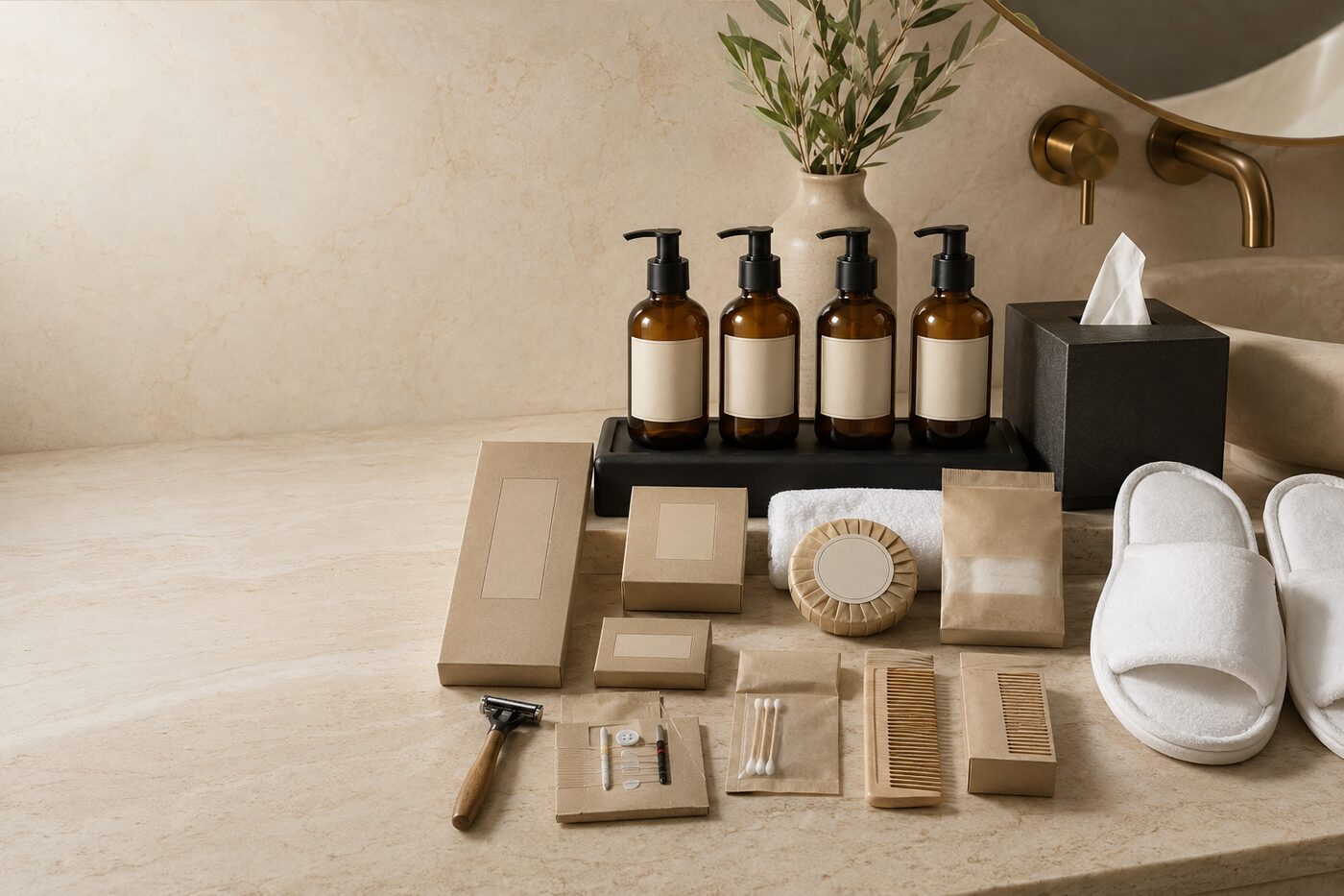 Guest amenities collection for hospitality projects